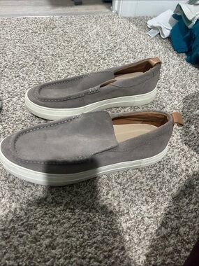 Steve Madden Rhett men’s size 12 gray loafer shoes.